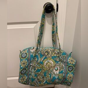 Ver Bradley Peacock retired pattern small duffel bag.